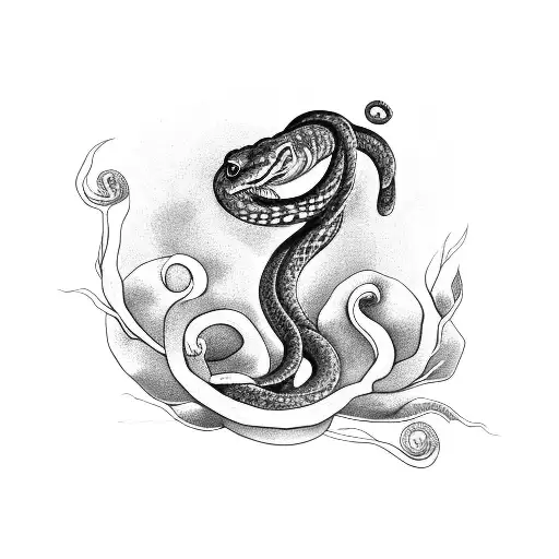 Sad Plant With Snake