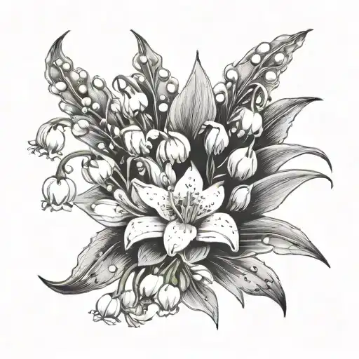 Lily Of The Valley Gladolious Daisy Bouquet Name