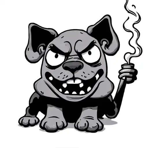 Courage The Cowardly Dog Smoking