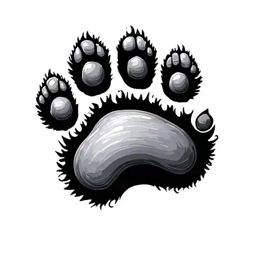 Dog Foot Print