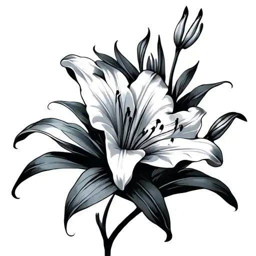 Lily Flowers Blooming