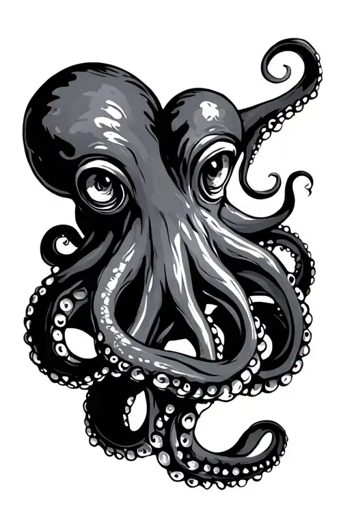 Octopus Wrapping Its Tentacles