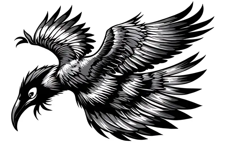 Polynesian Bird Flying