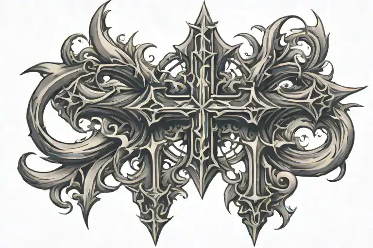 Sharp Cross With Demon