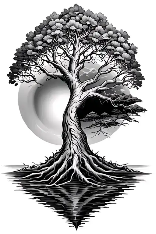 Half Poison Tree Half Tree Of Life Tree