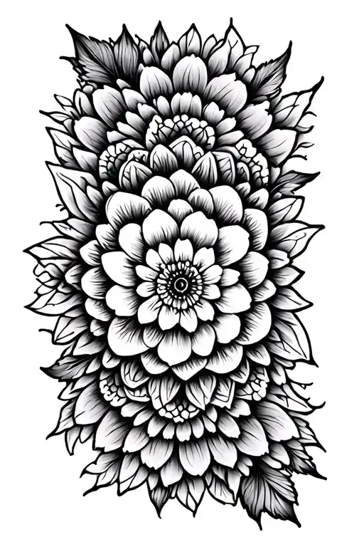 Mandala Floral Fore Arm