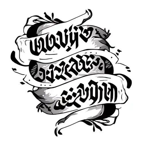 Arabic Quote Band Around The Arm