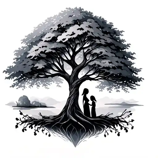 Mother And Daughter Tree