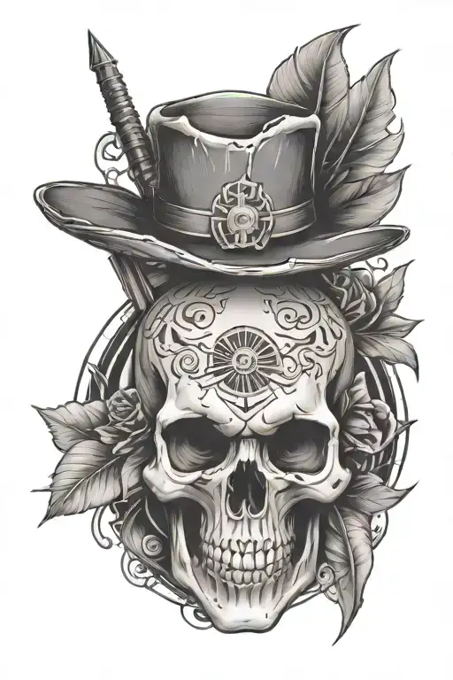 Skull And Darts Themed