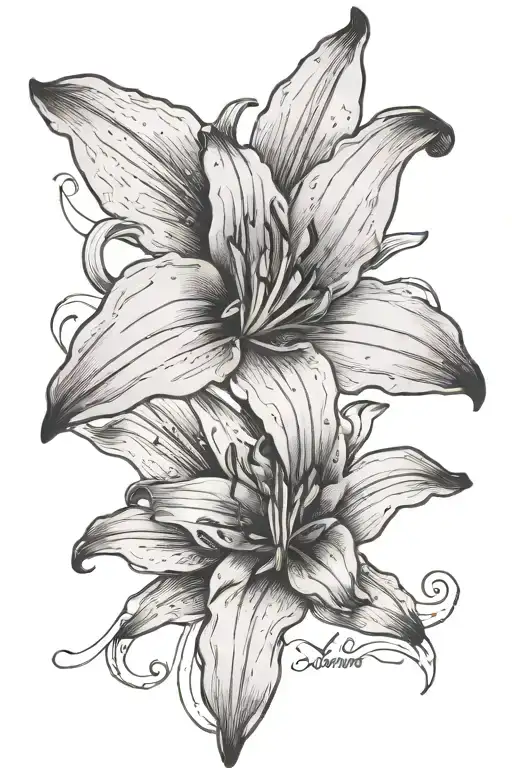 Bible Verse With A Lily Flower