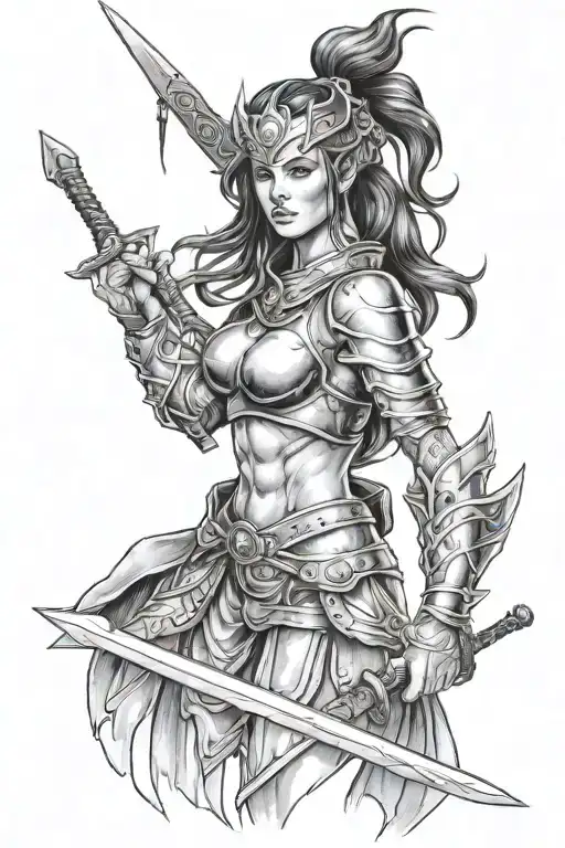Sigma Female Warrior Woman