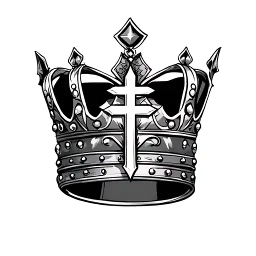 Crown With Cross