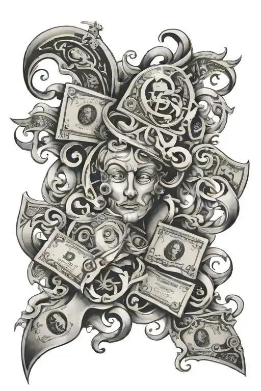 Money Greed Tattoo