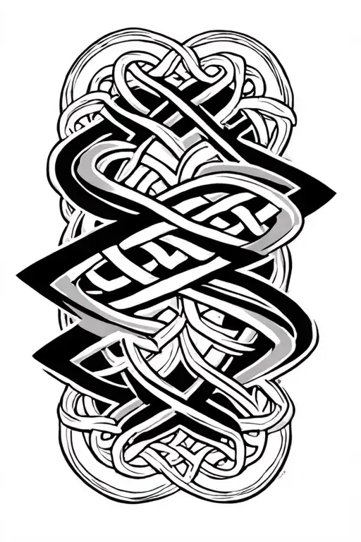 Celtic Knots Armband Tattoo Design