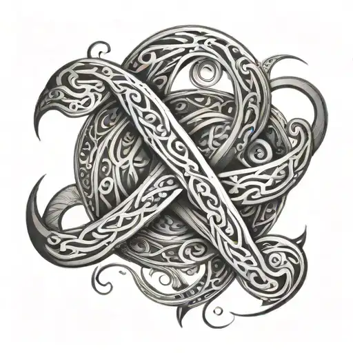 Infinity Symbol Intertwined