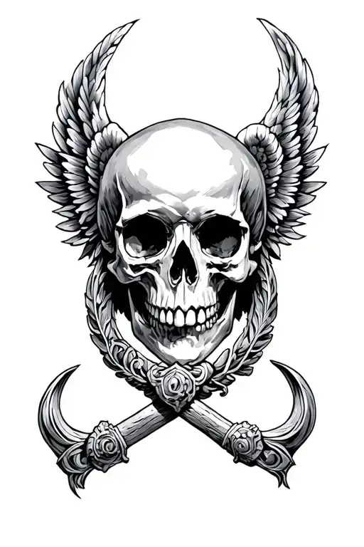 Skull God Hermes