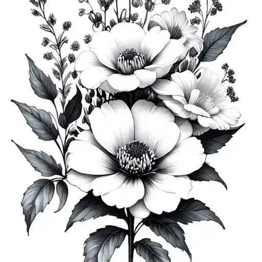 Birth Flowers February April May June September