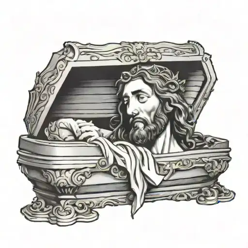Jesus In Casket