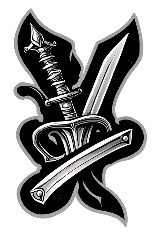 Arm Band With A Dagger