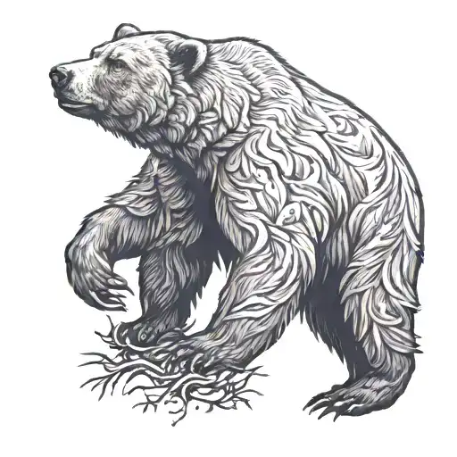 Bear After A Hunt