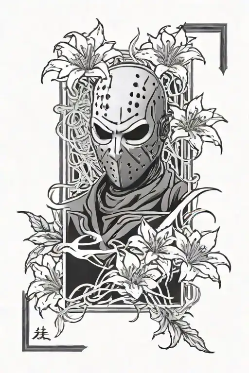 Jason Voorhees Ghost Face Red Spider Lily Hisoka Cards