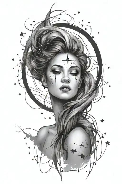 Vertical Virgo Constellation