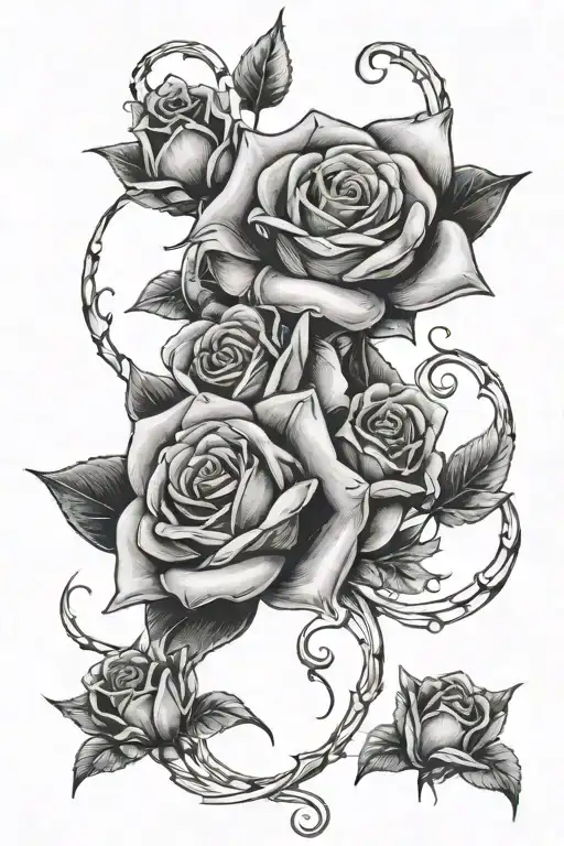 Star And Rose Intertwined