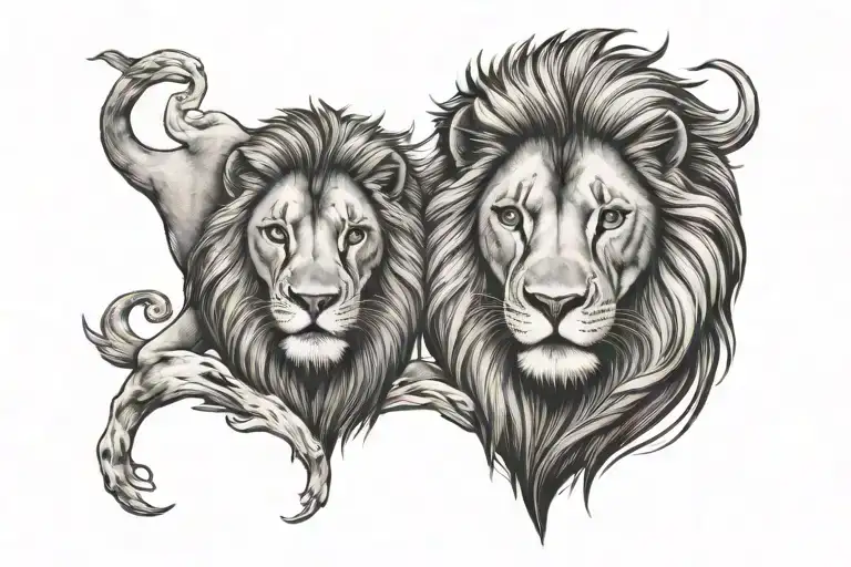 Lion And Lamb