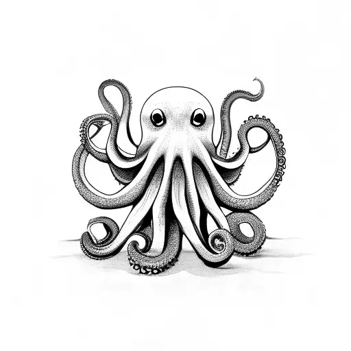 Octopus Holding Random Objects