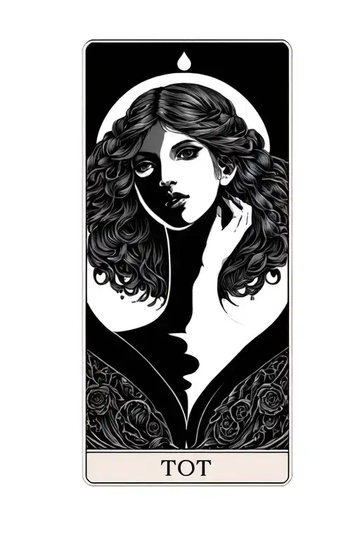 Tarot Gemini Woman Face Morphing