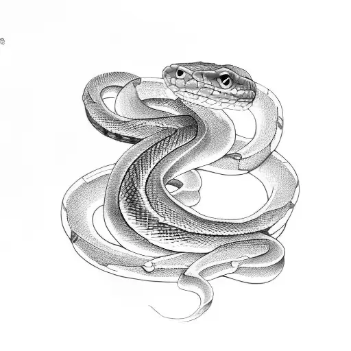 Snake Tattoo Going Around Your Arm And Head Ending Below Your Shoulder