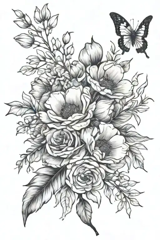 Birth Flower Bouquet