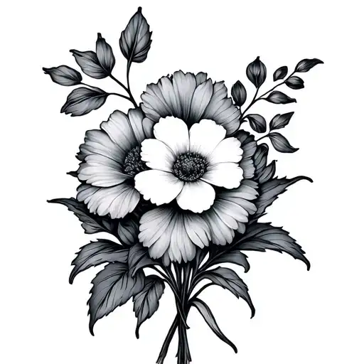 Birth Flower Bouquet