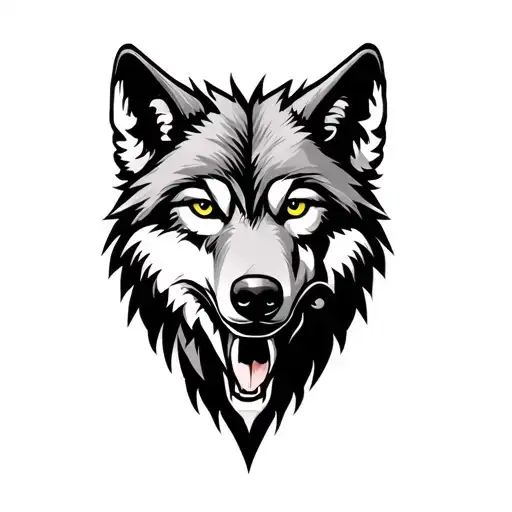 Wolf Head With
