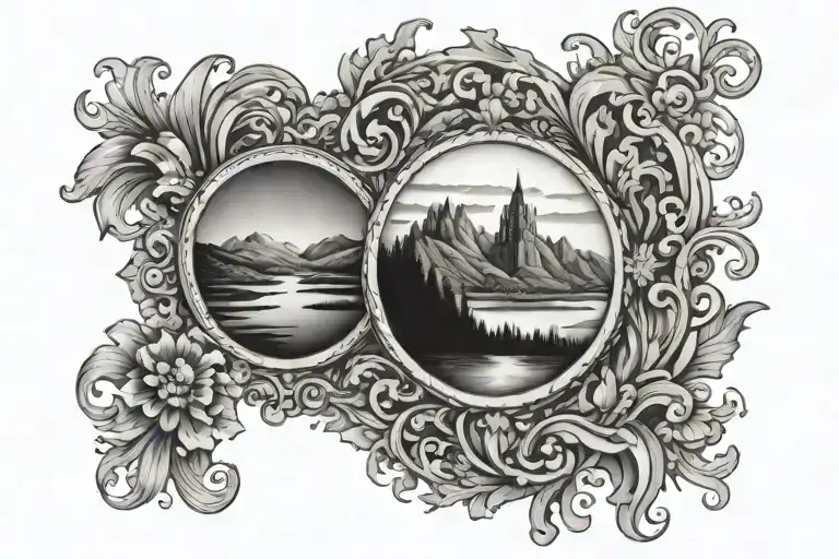 Mirror Image Between Scotland And New Zealand