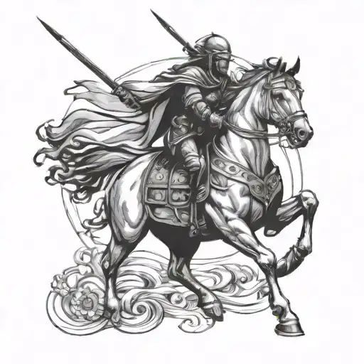 Fearless Warrior Riding