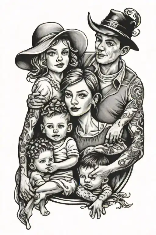 Family Wife Children