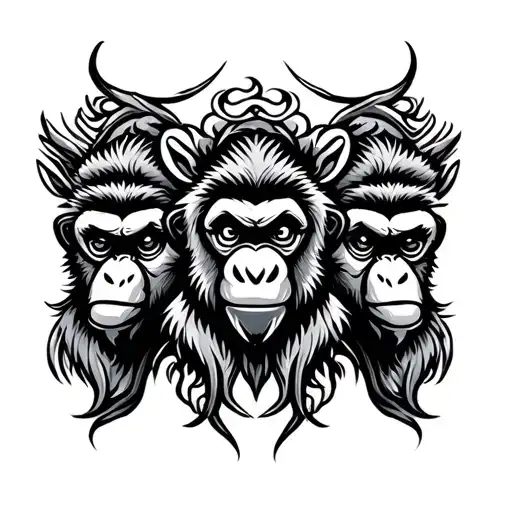The Motto Of The Three Monkey