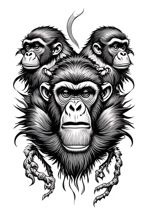 The Motto Of The Three Monkey