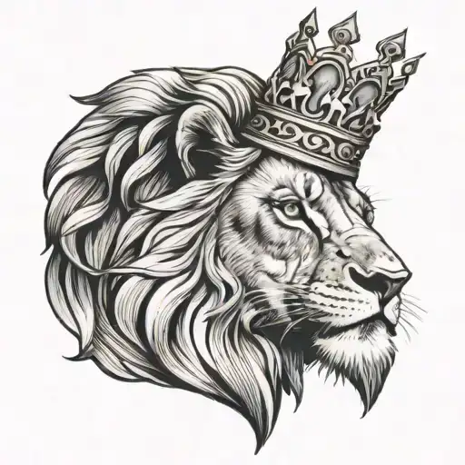 Lion With A Crown