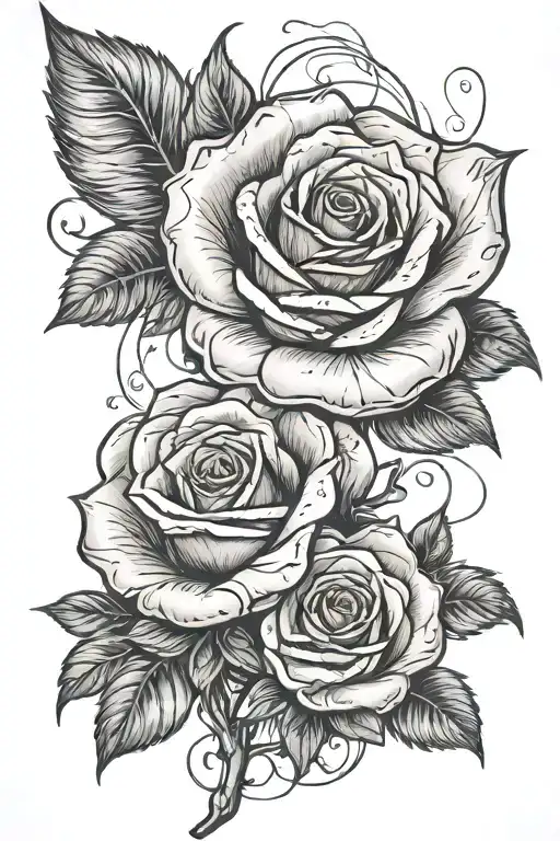 Rose Flow With Harry Potter Magic Wand As The Stem