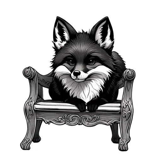 Black Little Fox Seat
