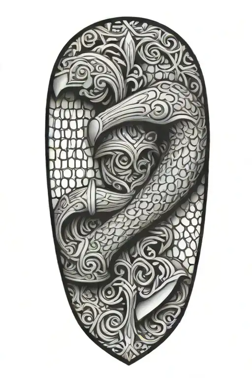 Shoulder Guard Chainmail Arm Sleeve