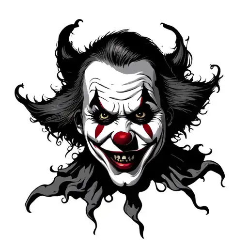 Evil Clown Face