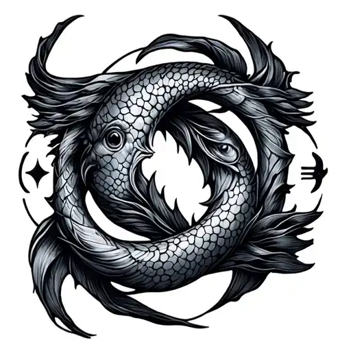 Zodiac Pisces Cancer Intertwined