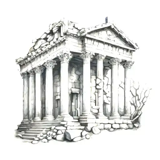 Roman Temple Ruins God