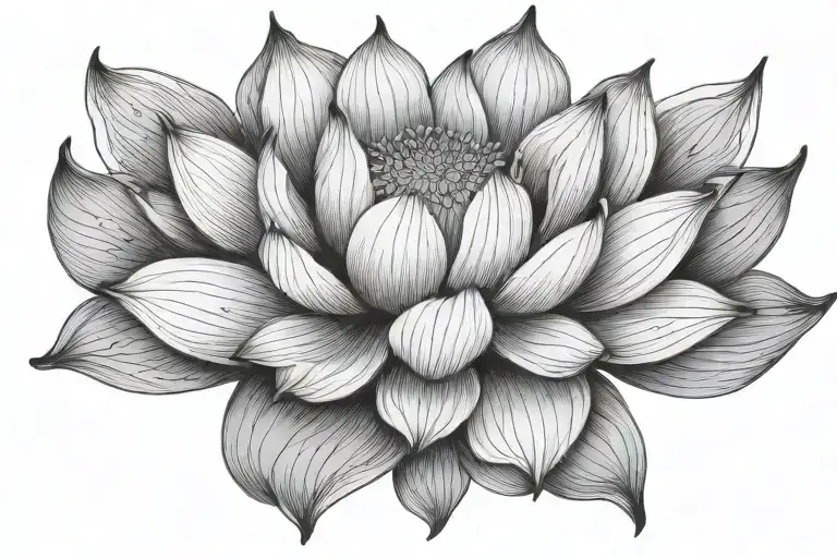 Lotus Flower Outline