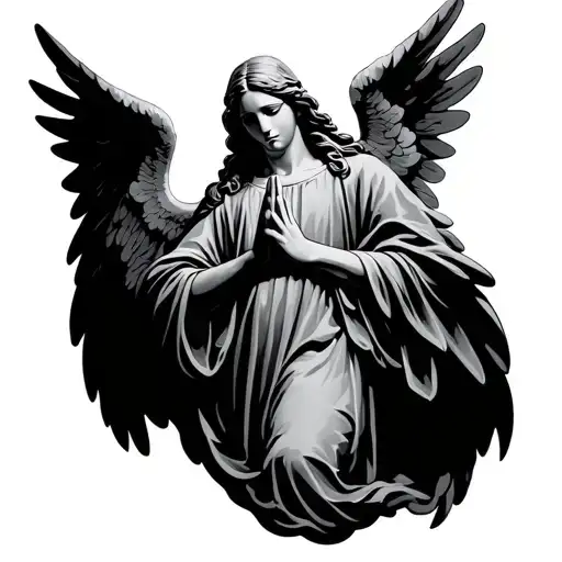 Angel With Prayer Hands