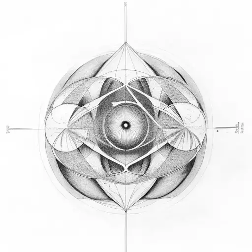 Planet Venus With Very Discrete Elements Of Sacred Geometry Around