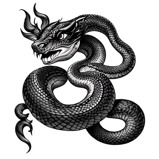 Vishnu Narmiha With Snake